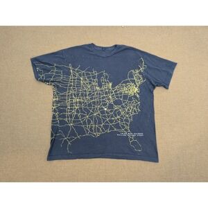 Third Man Records Rolling Record Store AOP Black T Shirt Size XL - Jack White